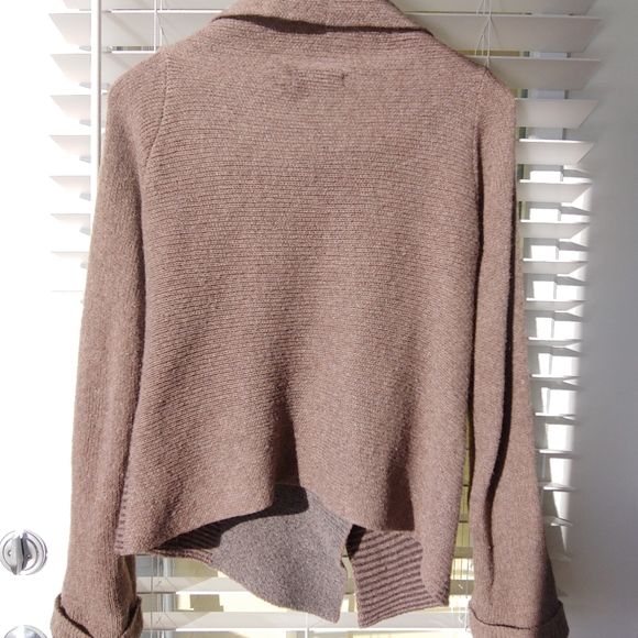 A.IDA Cardigan Cowl Neck Drape Made in Italy Small - Picture 2 of 7